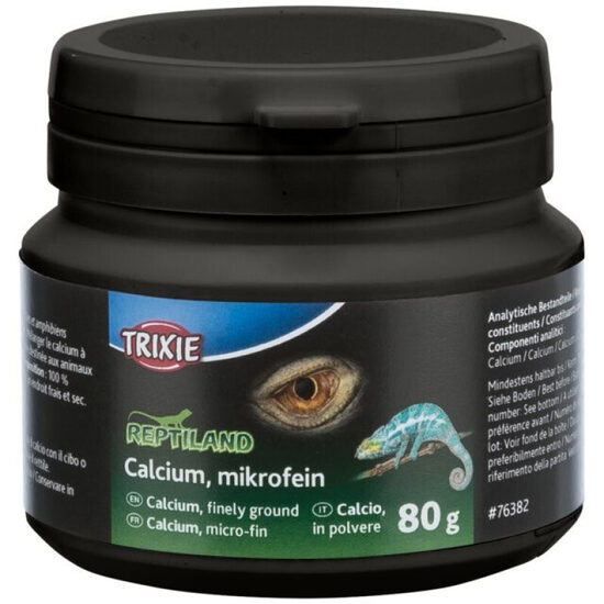 Trixie Calcium, microfine, 80g - Kalcija karbonāts zālēdājiem un gaļēdājiem rāpuļiem